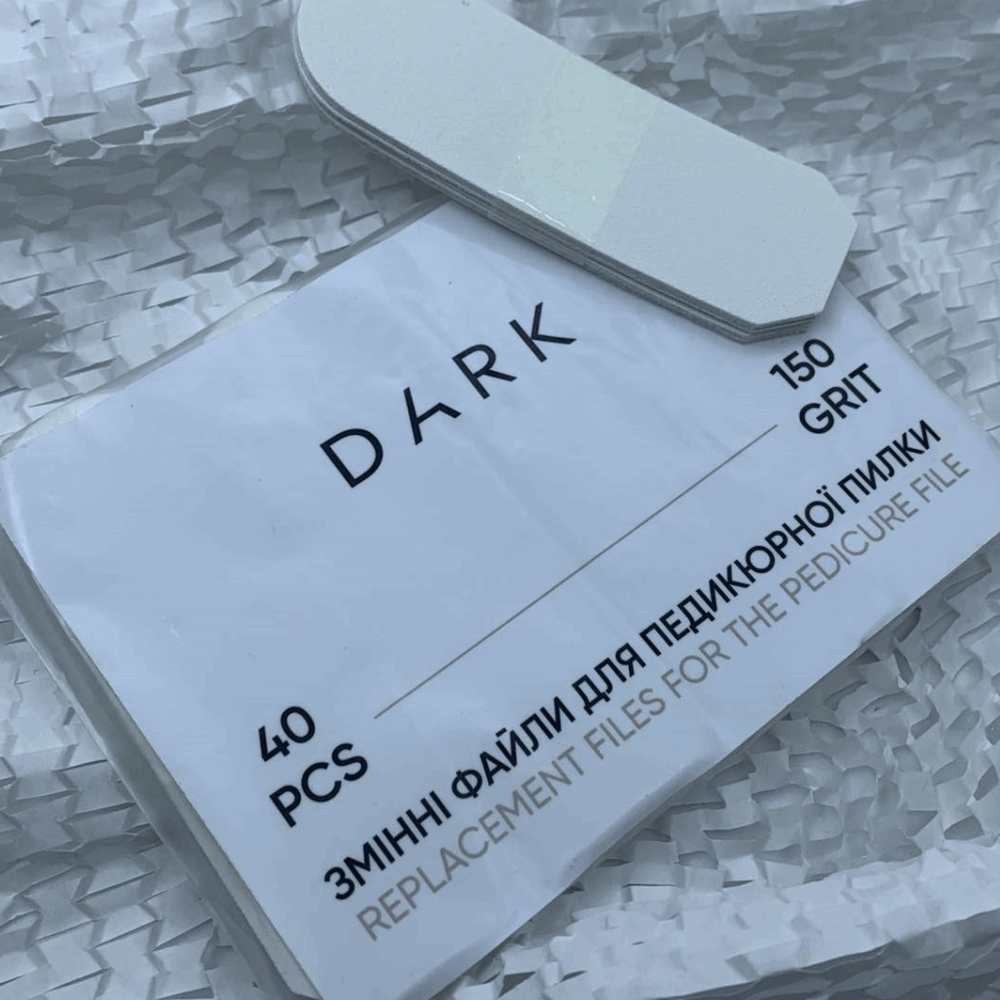 REFILL FILES DARK by Rior Replaceable pedicure file 40pcs 150 GRIT