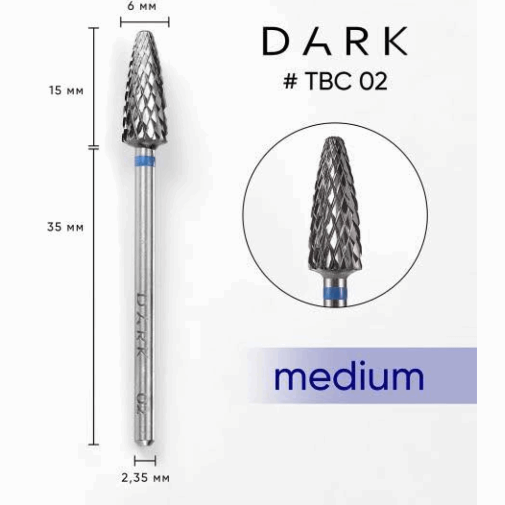 CARBIDE BITS DARK Carbide Drill Bit TBC-02 Medium