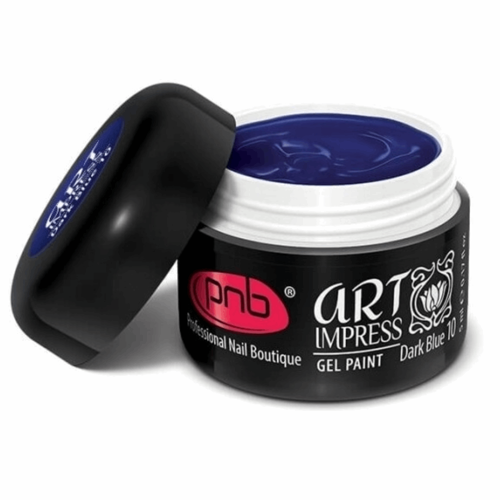 GEL PAINT &amp; STAMPING PNB Art Impress 10 DARK BLUE 5ml