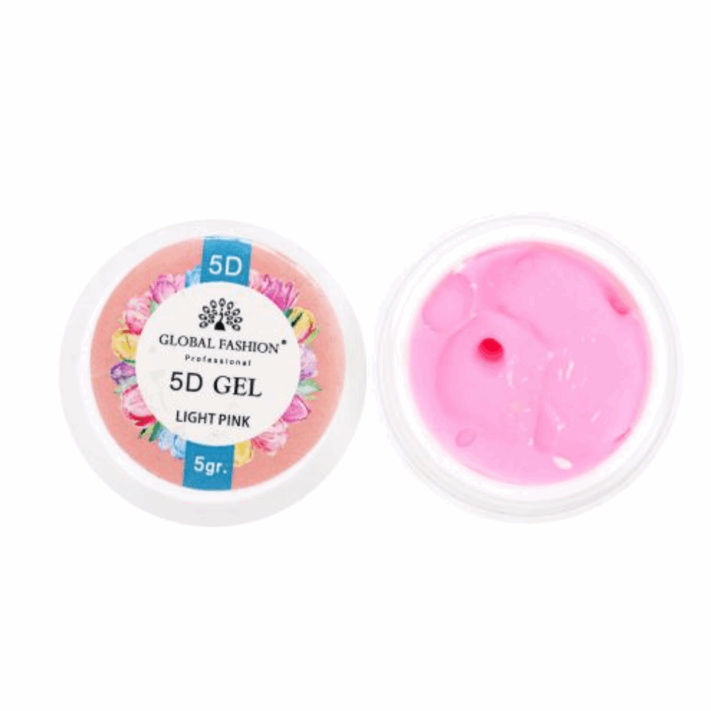 GEL PAINT &amp; STAMPING Global Fashion 5D Color Gel light pink 002 5gr