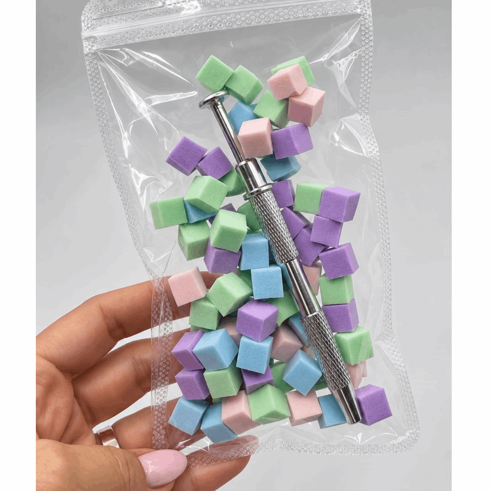 ACCESSORIES Air puffing for Ombre design nails 70pcs