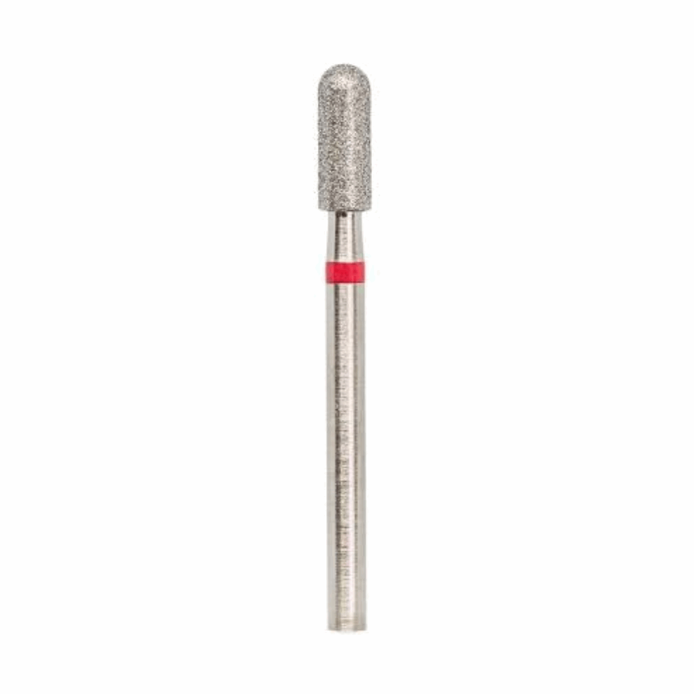 DIAMOND BITS Dark rounded Cylinder Red – 3.9 × 12 mm