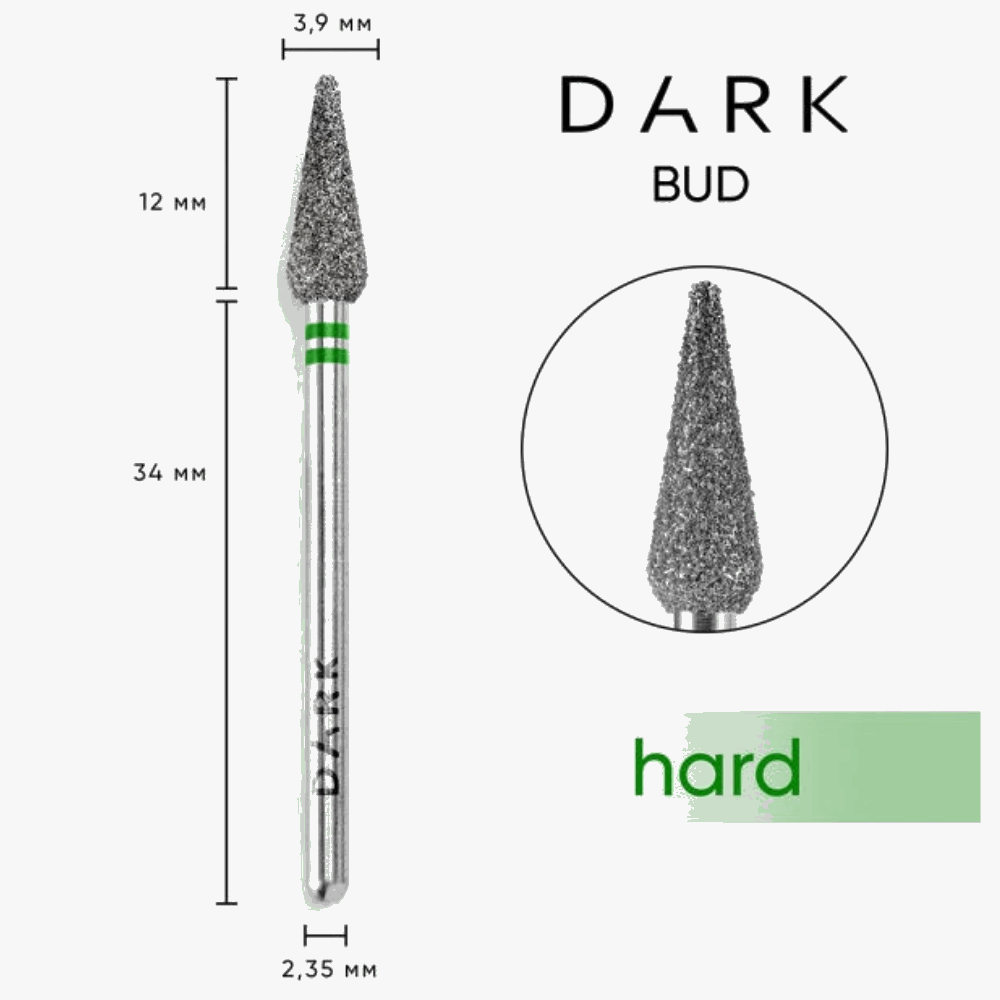 DIAMOND BITS Dark Green BUD
