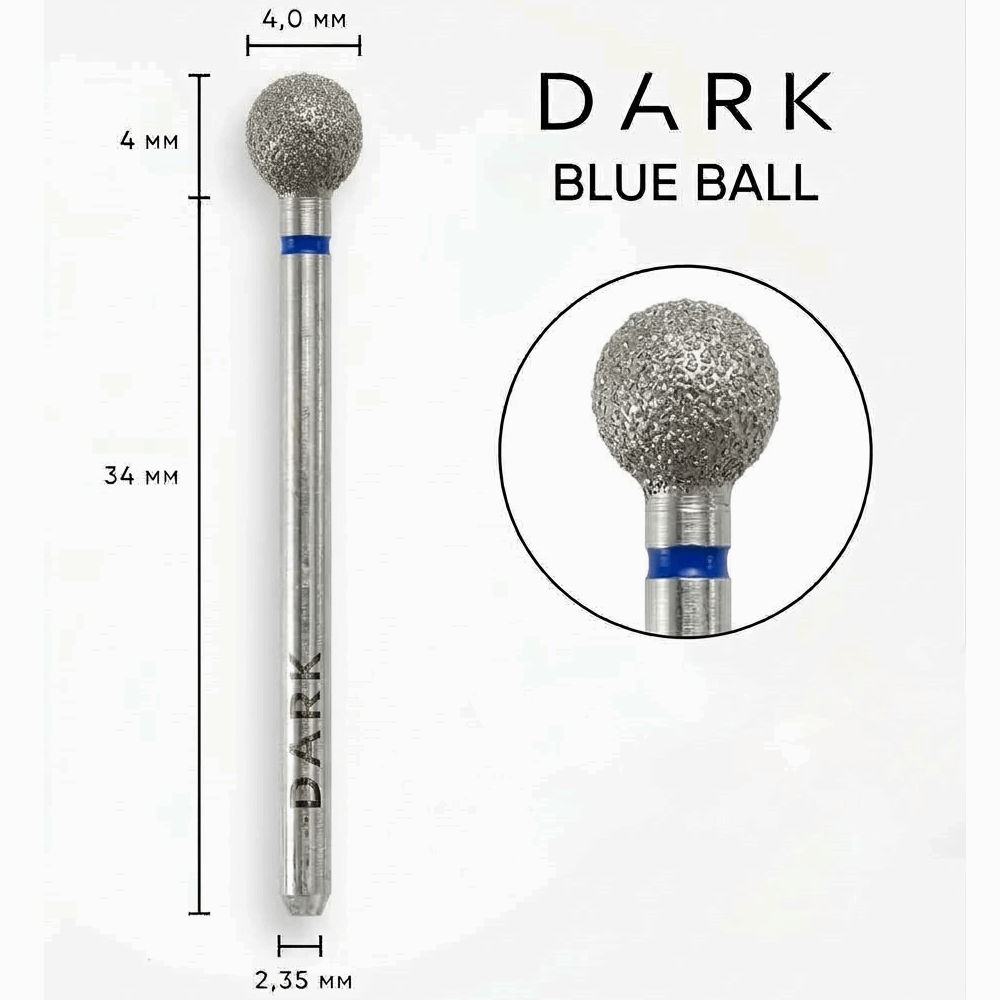 DIAMOND BITS Dark Blue 4mm Ball