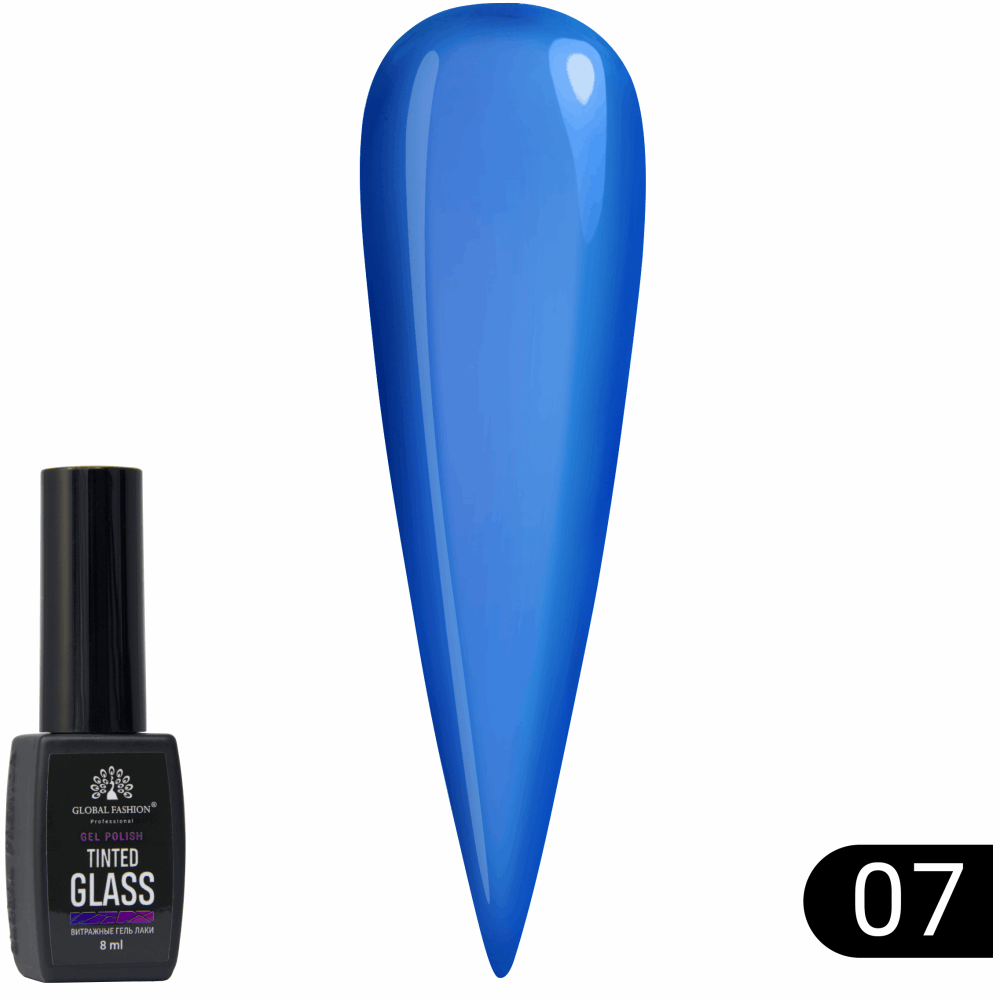Gel Polish JELLY VITRAGE GLOBAL FASHION Tinted Glass 8ml 07