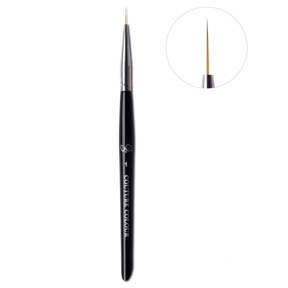 Brushes Couture Colour Brushes for gel NAIL ART 1- 1pc