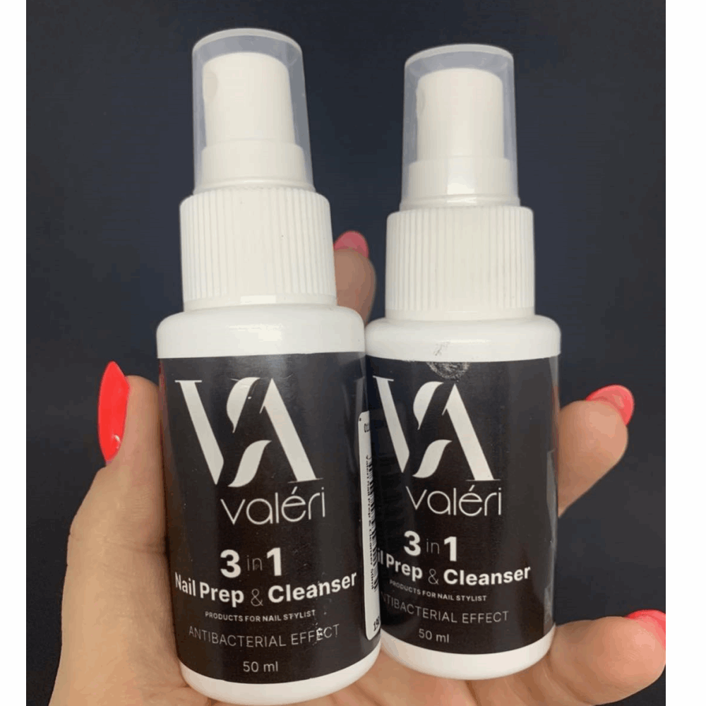 LIQUIDS FOR NAILS Valeri Nail Prep &amp; Cleanser 50ml