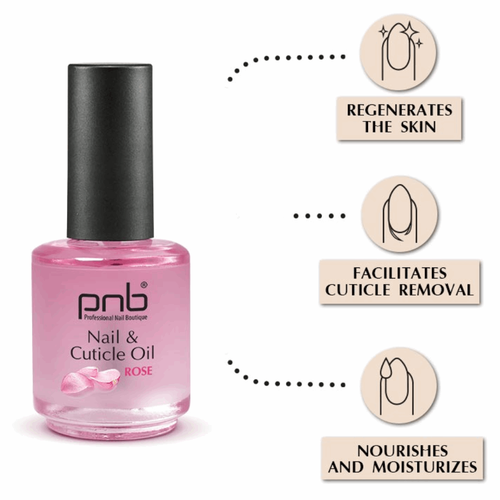 CUTICLE OIL PNB Rose 15ml