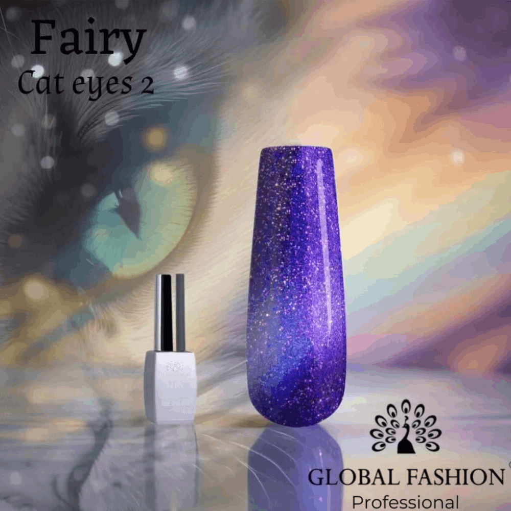 Gel Polish Reflective GLOBAL FASHION Fairy 8ml 02