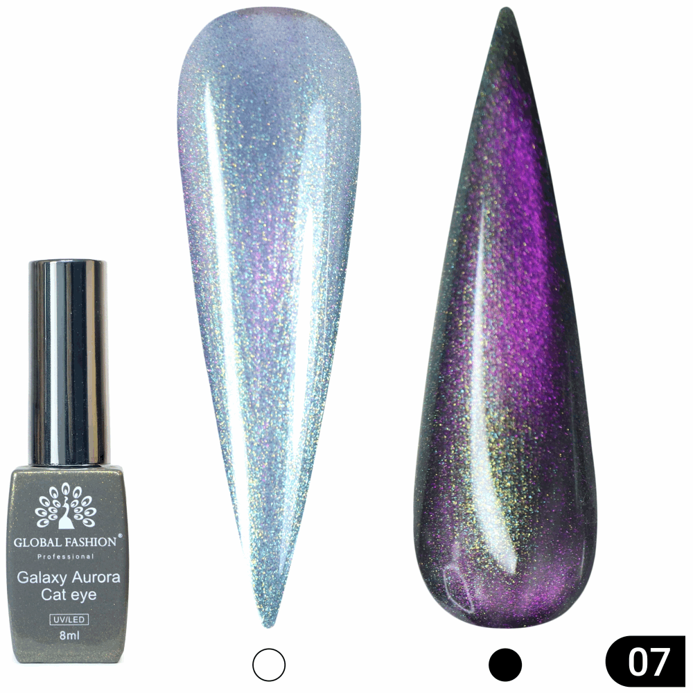 Gel Polish CAT EYE Global Fashion Galaxy Aurora 8ml 07