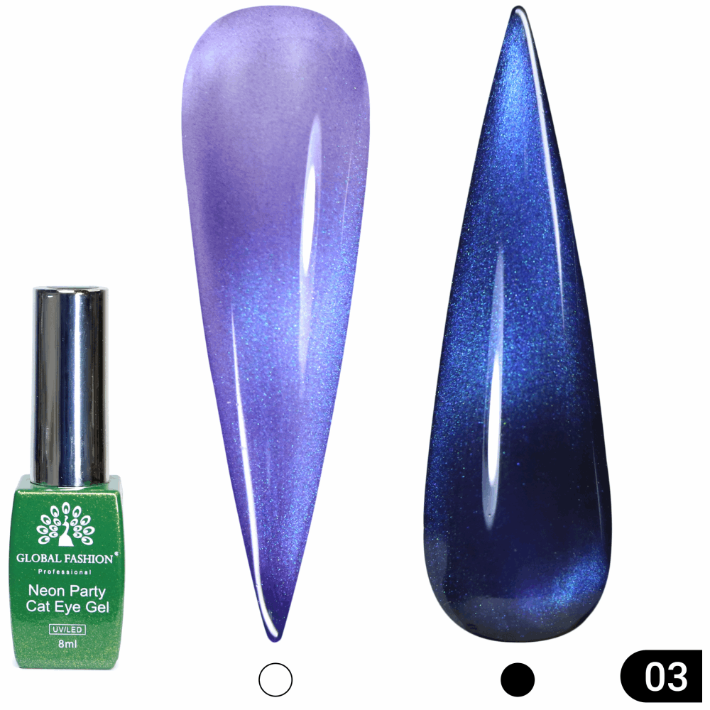 Gel Polish CAT EYE Global Fashion Neon Party 8ml 03