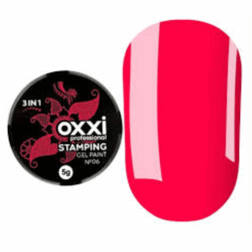 GEL PAINT &amp; STAMPING OXXI USA Paint &amp; Stamping 06 5ml