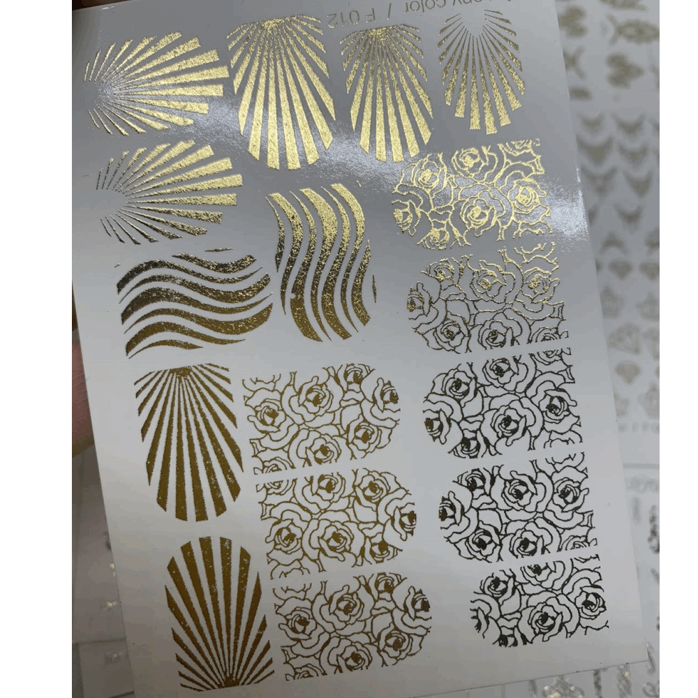 Stickers water stickers gold