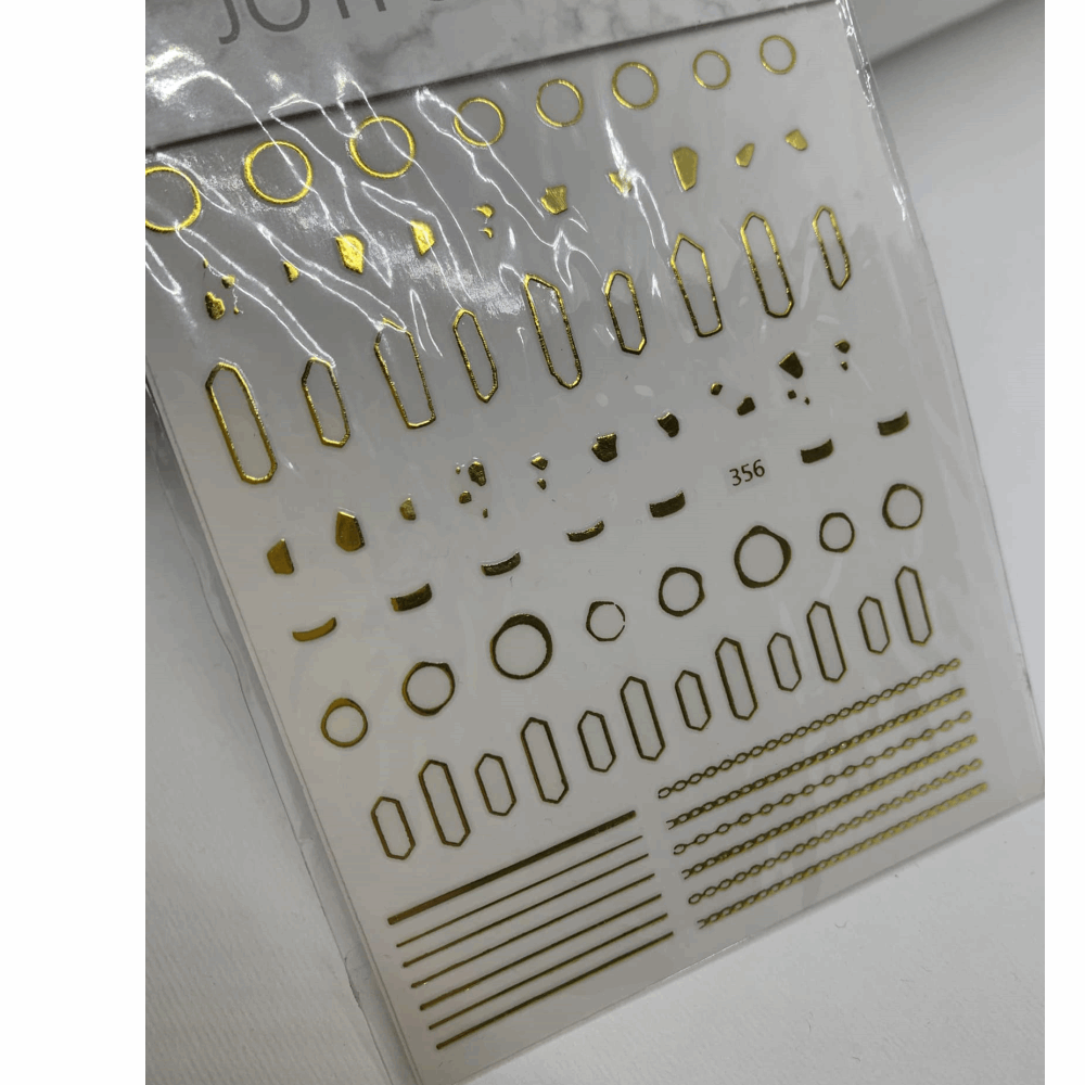 Stickers water stickers gold