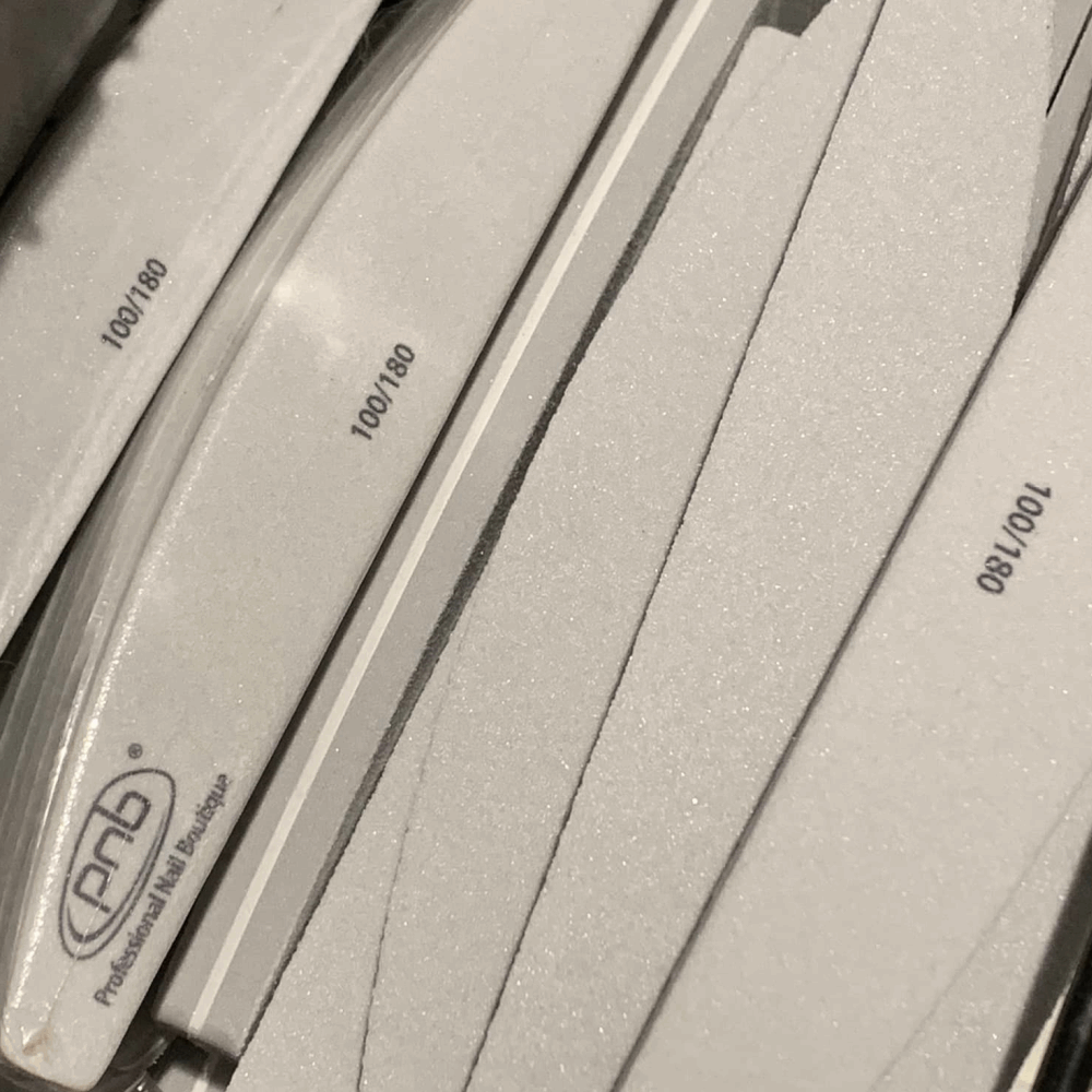 Nail files &amp; buffers PNB Nail Buffers half round
