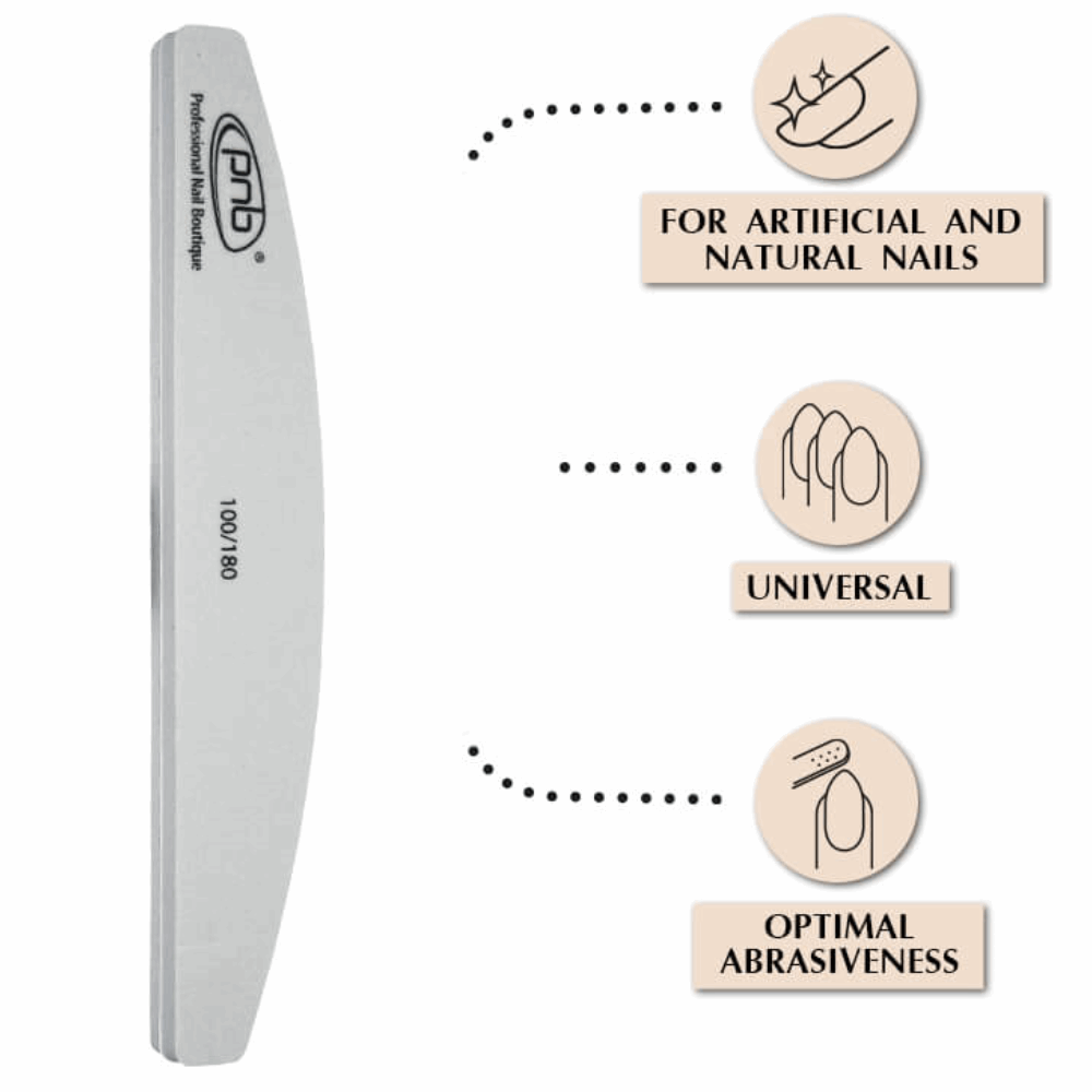 BUFFERS PNB Nail Buffers half round 100/180