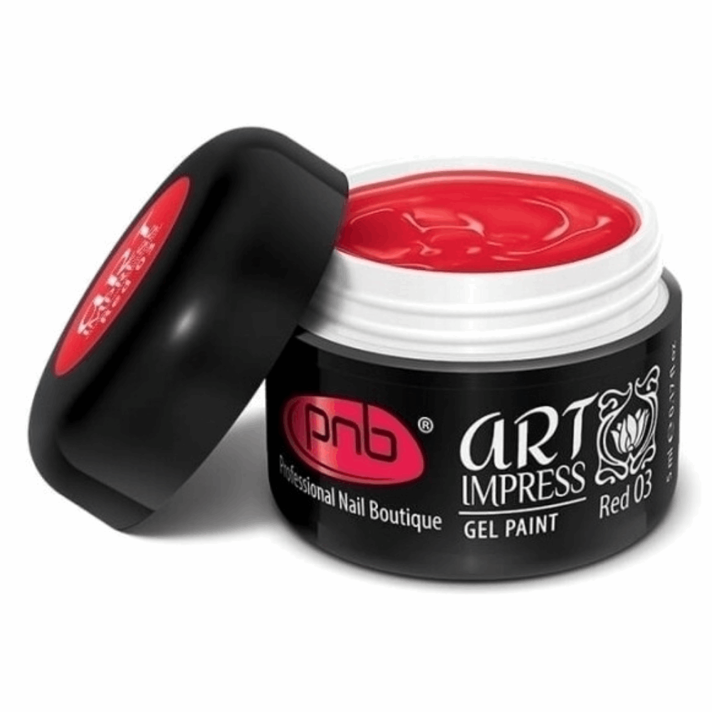 GEL PAINT &amp; STAMPING PNB Art Impress 03 RED 5ml