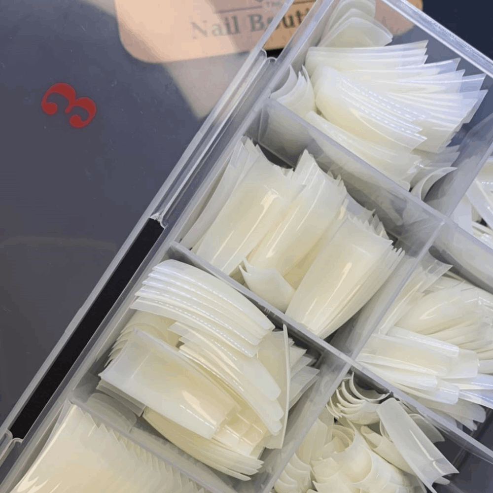 Tips &amp; Extension forms Tips plastic in packet 500pcs clear box
