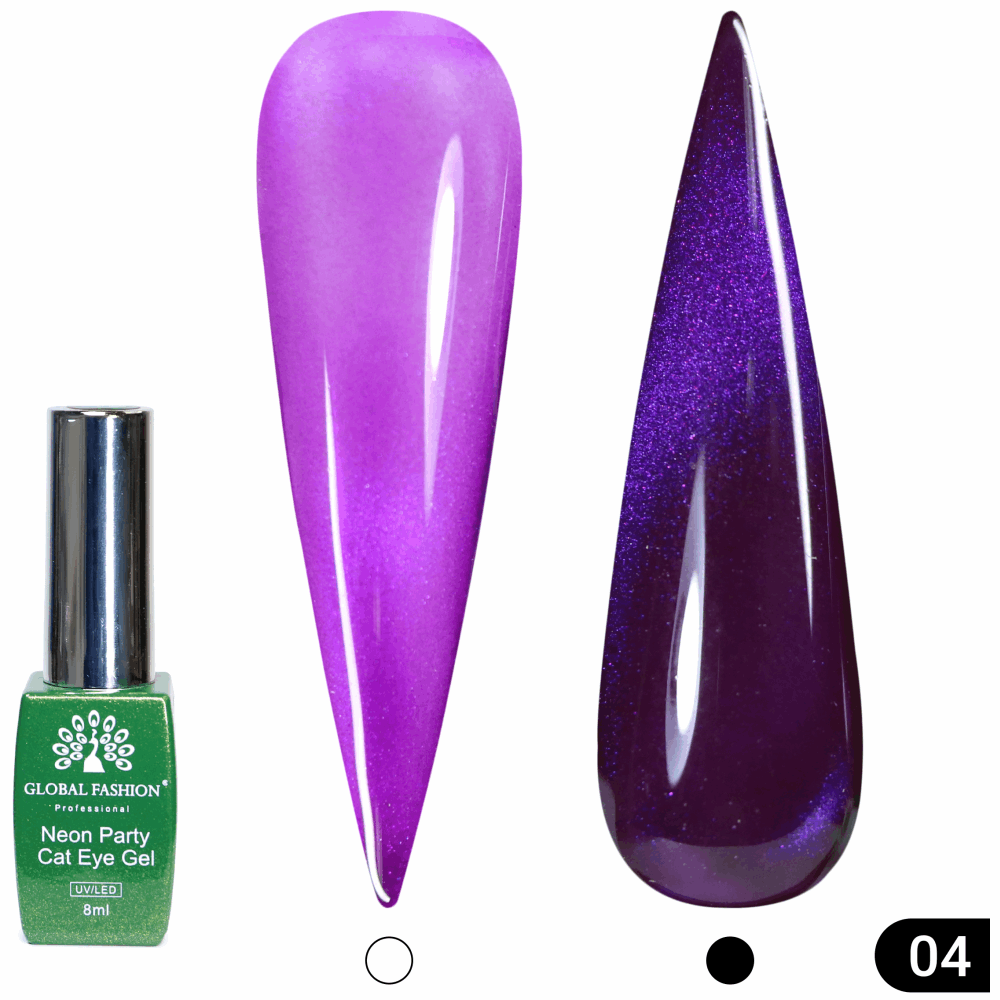 Gel Polish CAT EYE Global Fashion Neon Party 8ml 04