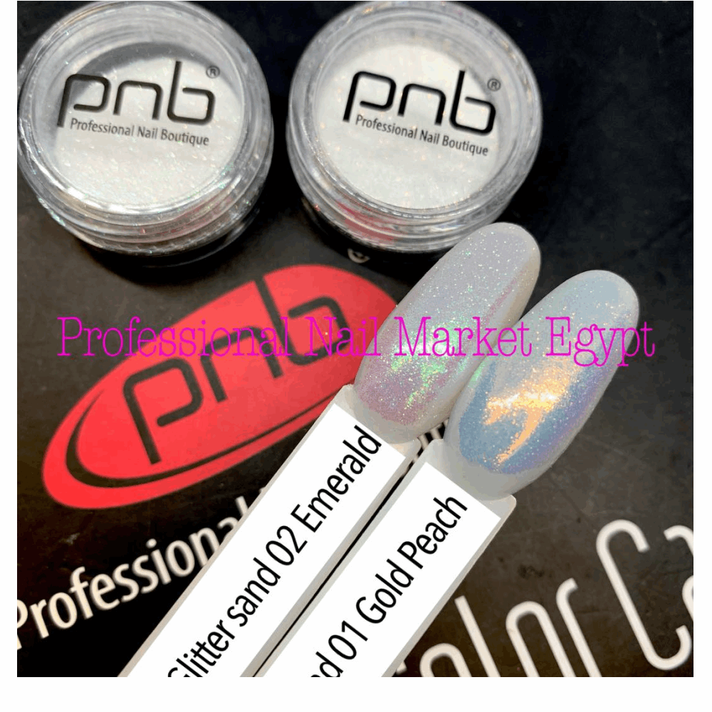Mirror Powder PNB Sand powder gold peach / emerald 0.5gr