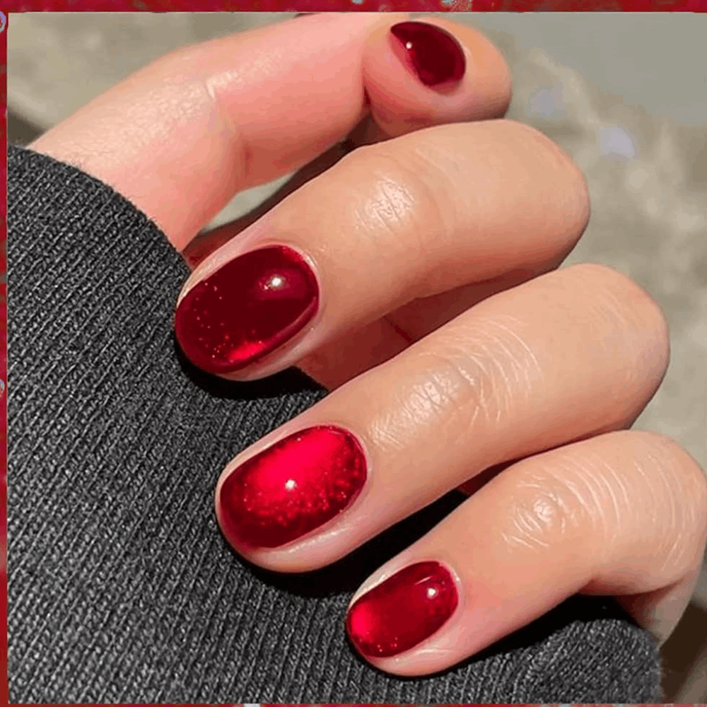 Gel Polish CAT EYE Global Fashion Cherry Red 8ml 01