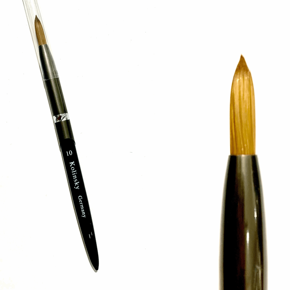 Acrylic products Acrylic Brush Kolinsky Germany #12  1pc