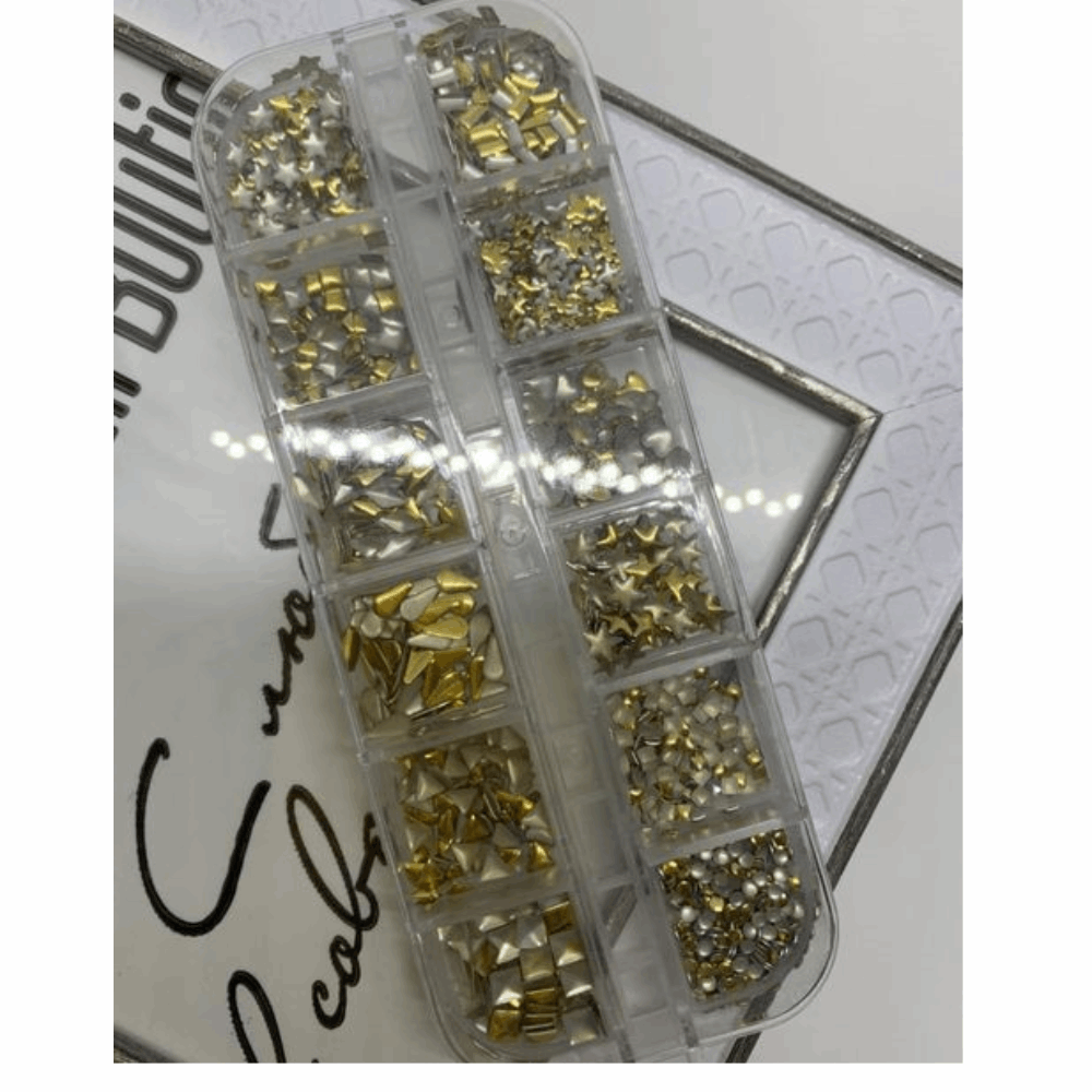 Rhinestones Set 12pcs different shapes