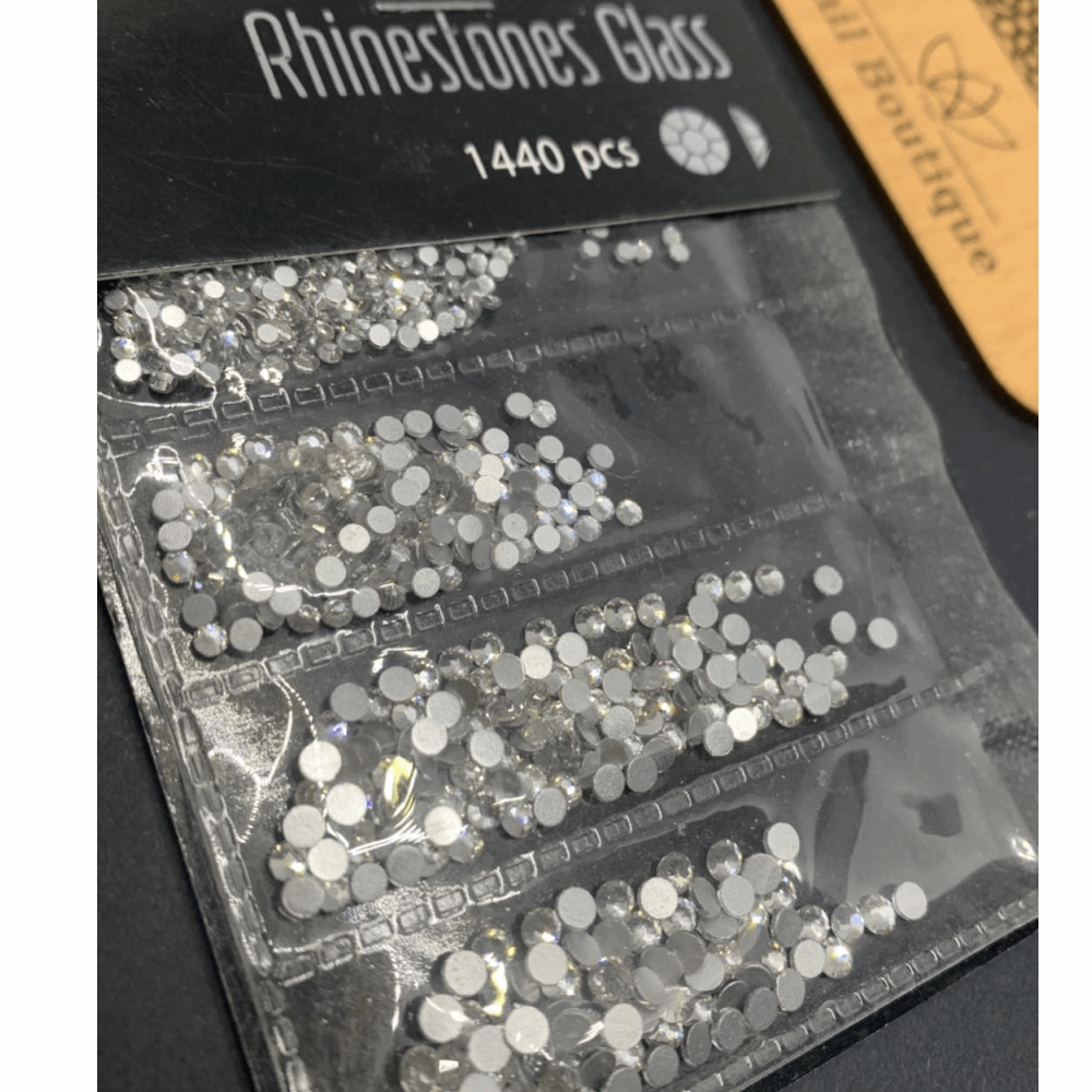 Rhinestones Pnb Glass Chameleon/Crystal 1440pcs one size/mix size