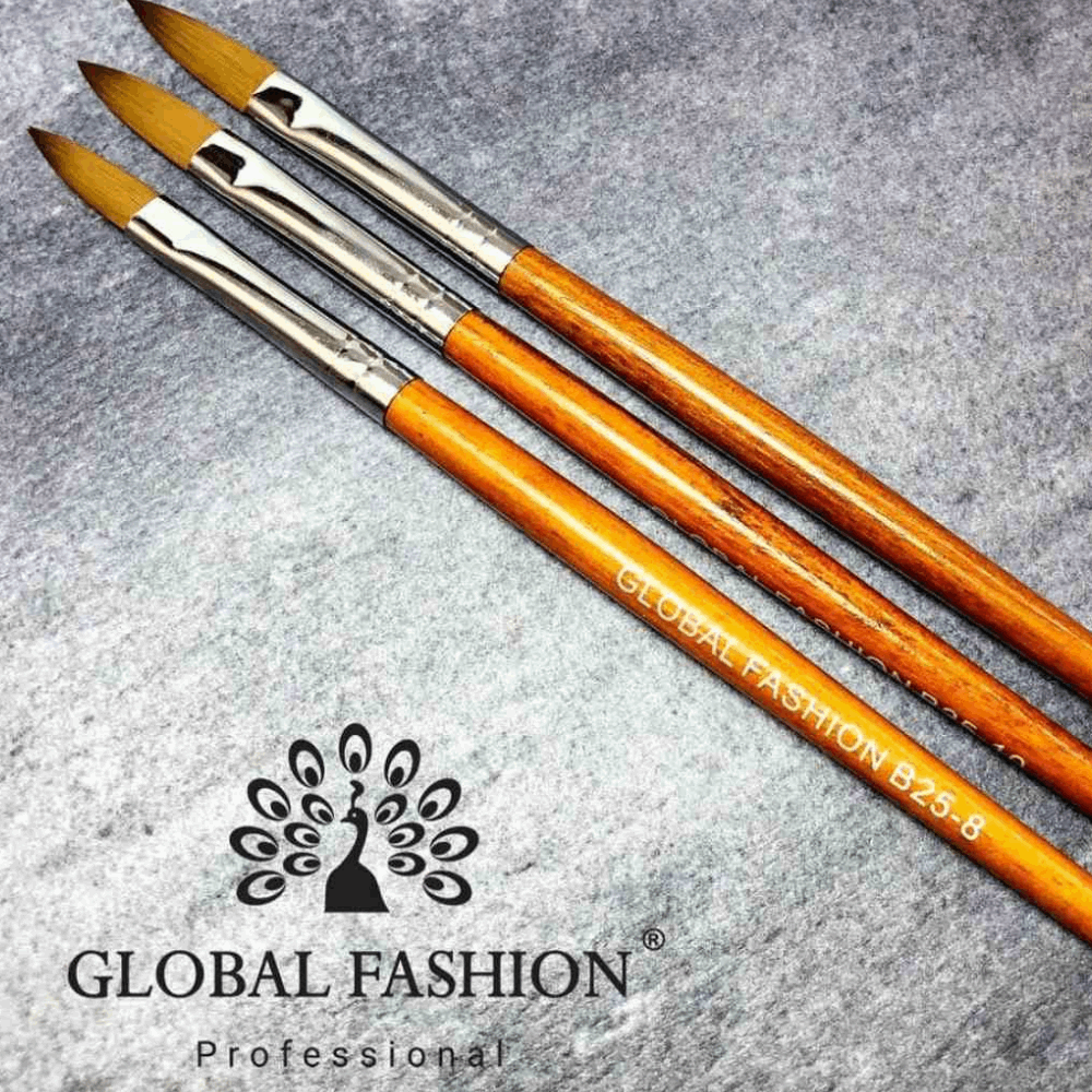 Brushes Global Fashion Acrylic Brush wooden #12