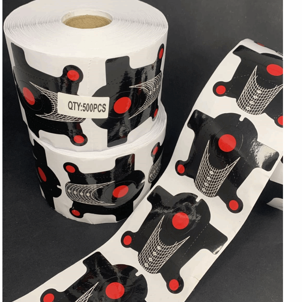 Tips &amp; Extension forms EDLEN Nail paper forms (roll) 500pcs