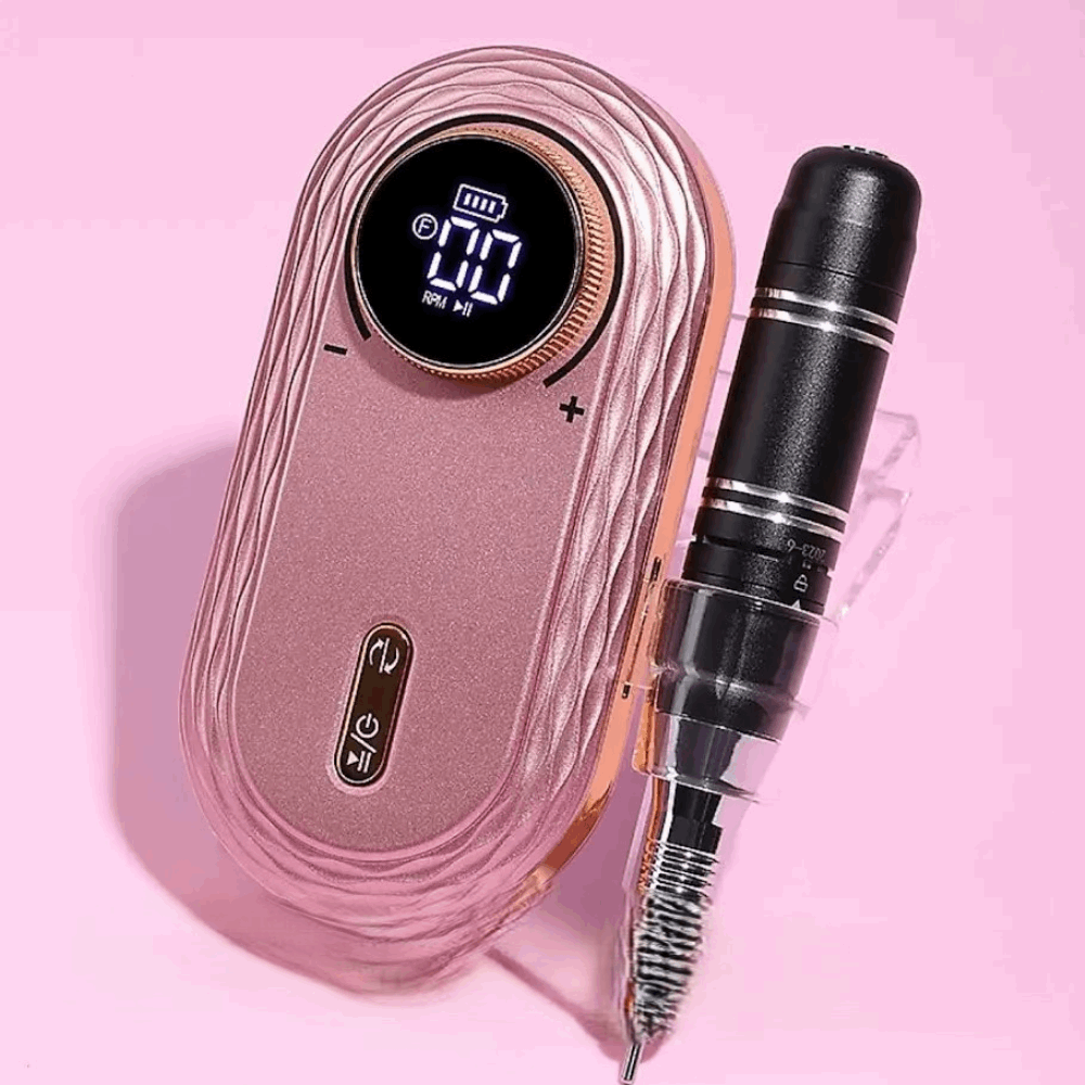 Nail Drill JF 603 cordless rechargeable 35w 35000rpm 2600 mAh with battery 8h portable work