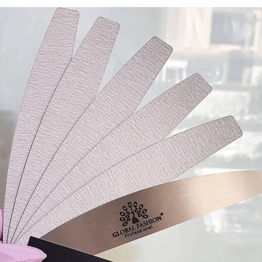 Tools Global Fashion Files for metal file base for manicure 50pcs cemicircle