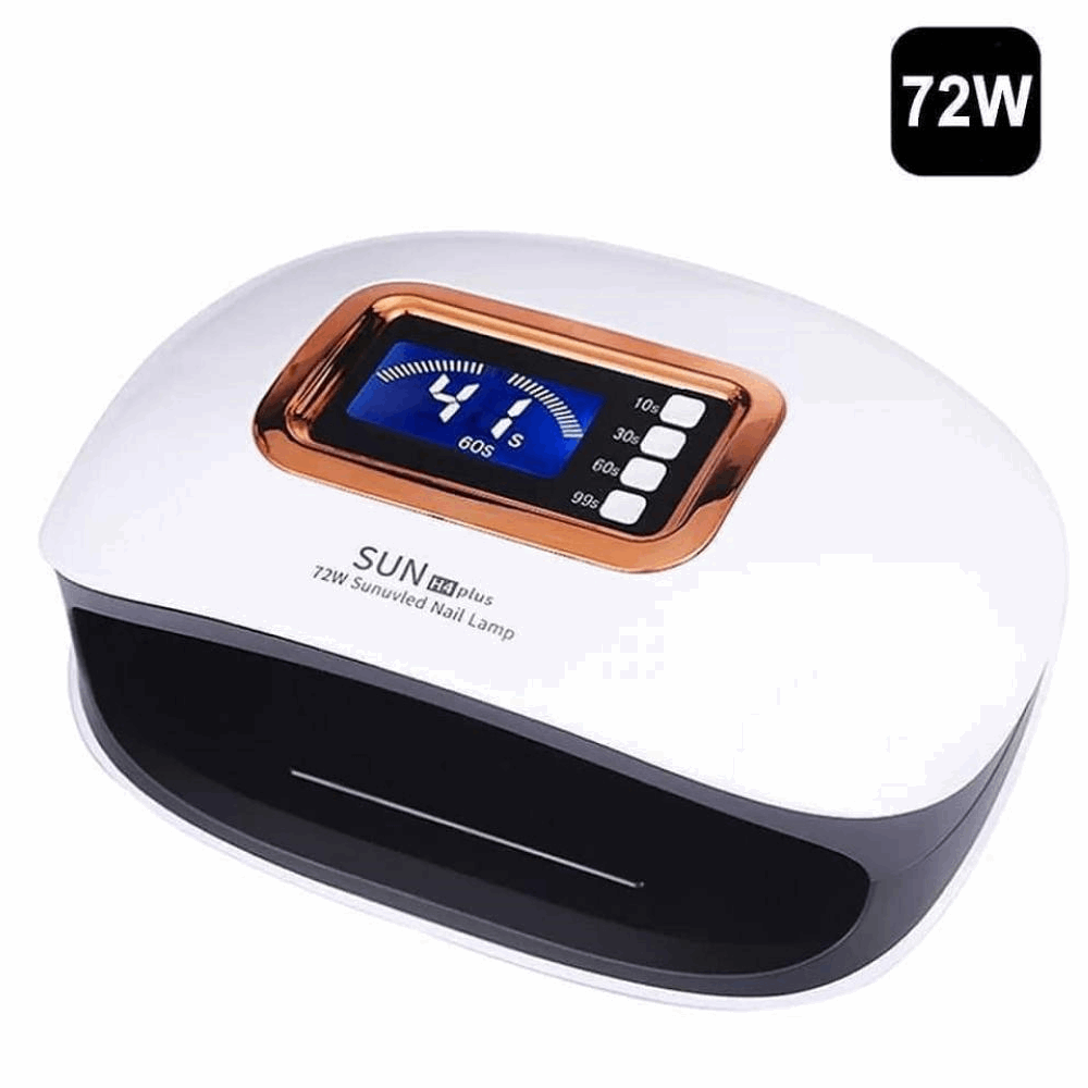 Uv/led Lamp SUN H4 Plus 72watt gold 2 hands