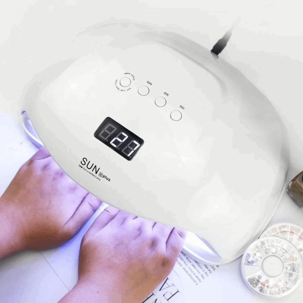 Uv/led Lamp SUN X PLUS 72watt white 2 hands