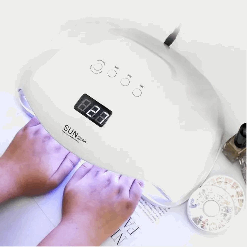 UV/LED Lamps SUN X PLUS 72watt white 2 hands