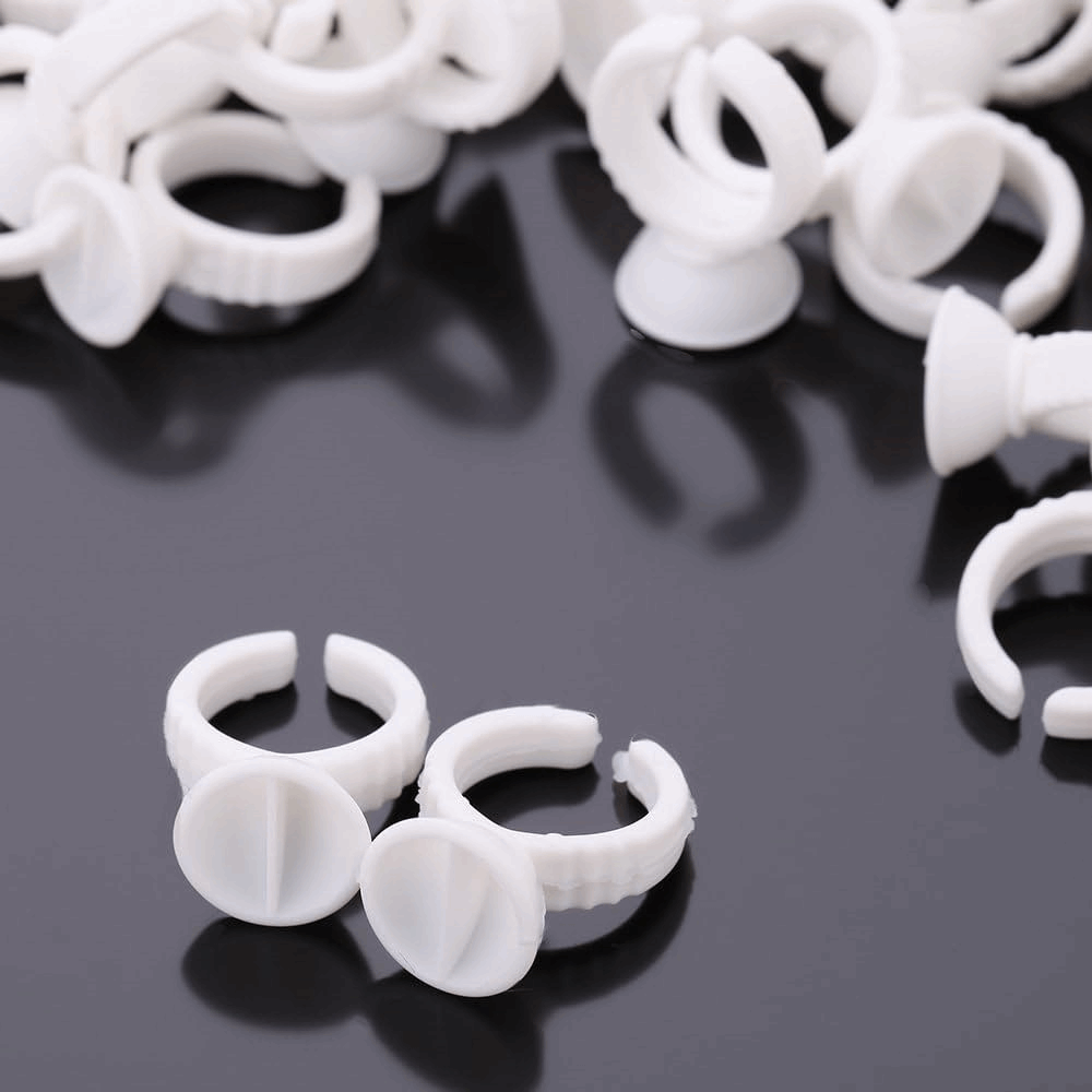 Lash Products Global Fashion Ring For Glue Plastic / Silicone
