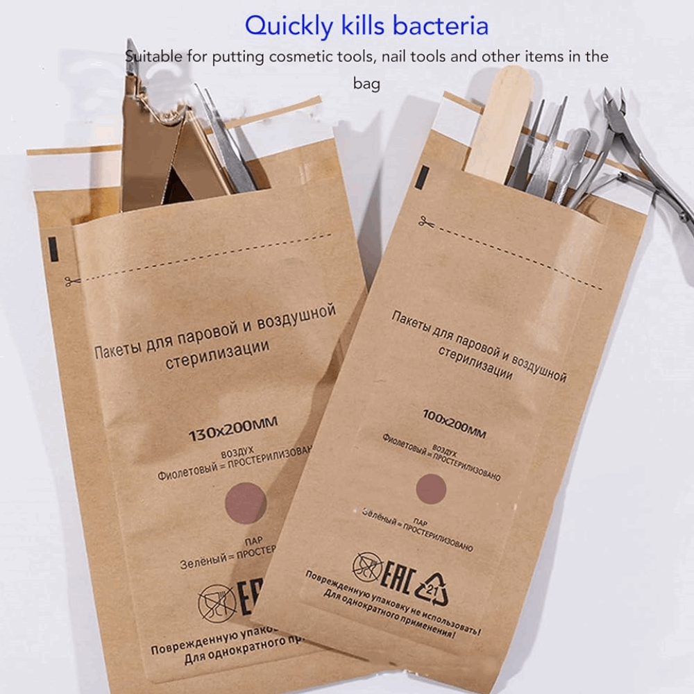 Sterilization of instruments Craft bags for sterilization 100*200mm 100pcs