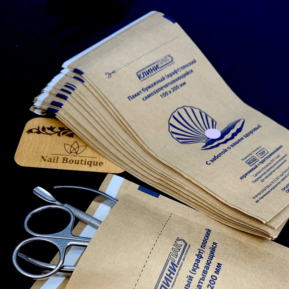 Sterilization of instruments Craft Bags for sterilization 100*200mm 20pcs