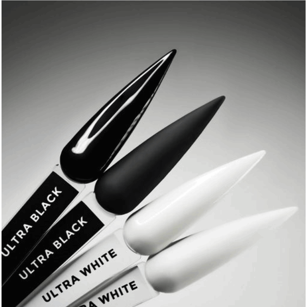 Gel Polish White &amp; Black DNKA Ultra white / Ultra black 12ml