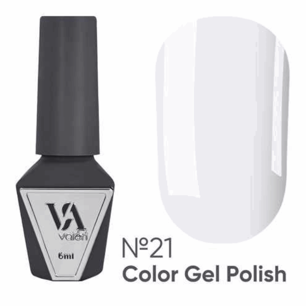Gel Polish White &amp; Black Valeri White 6ml