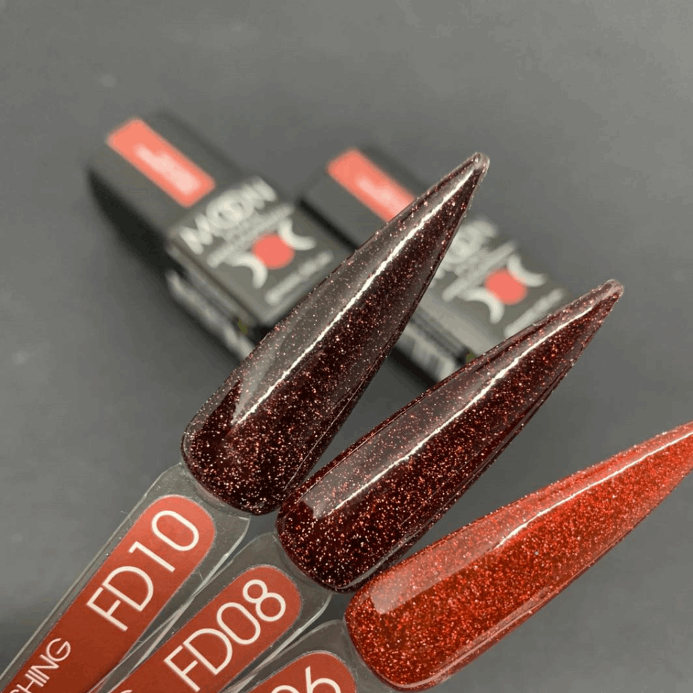 Gel Polish Cat Eye &amp; Disco MOON Gel Polish Red Flashing Disco Reflective  Gel polish 8ml