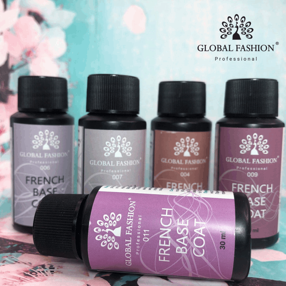 Global Fashion French rubber base Coat 30ml Global Fashion French rubber base Coat 30ml