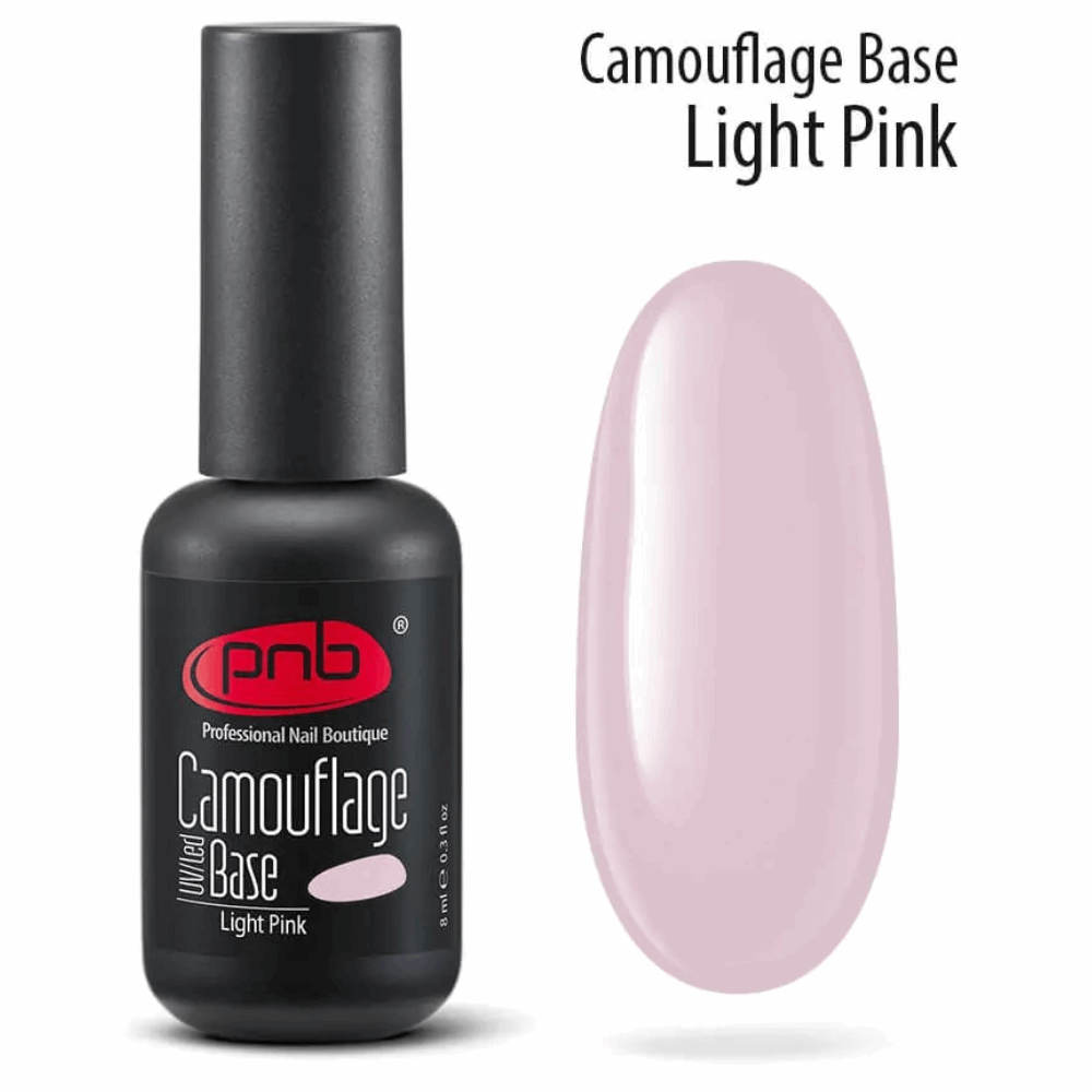 CAMOUFLAGE BASE COAT PNB Light Pink 8ml